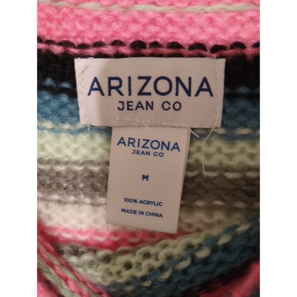 *5/$20* NWT Women's Medium Colorful Sweater Pink - Picture 2 of 3